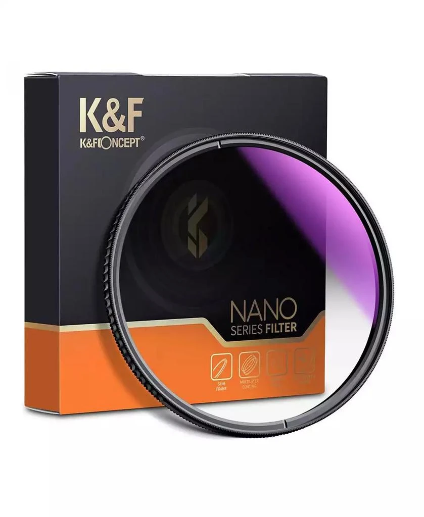 K&F Concept 77mm Nano-X Soft-Edge GND8 0.9 3-Stop Filter 2