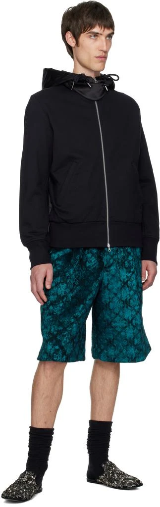 Dries Van Noten Black Printed Hoodie 4