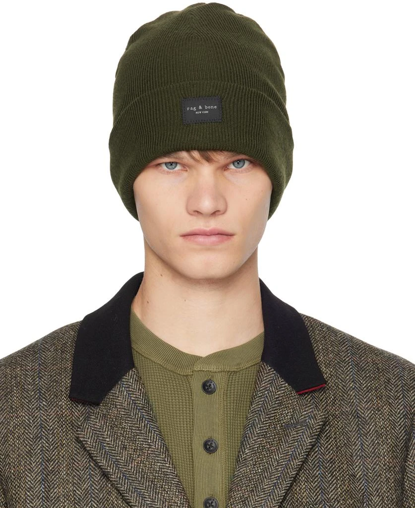 Rag & Bone Khaki Addison Beanie 1