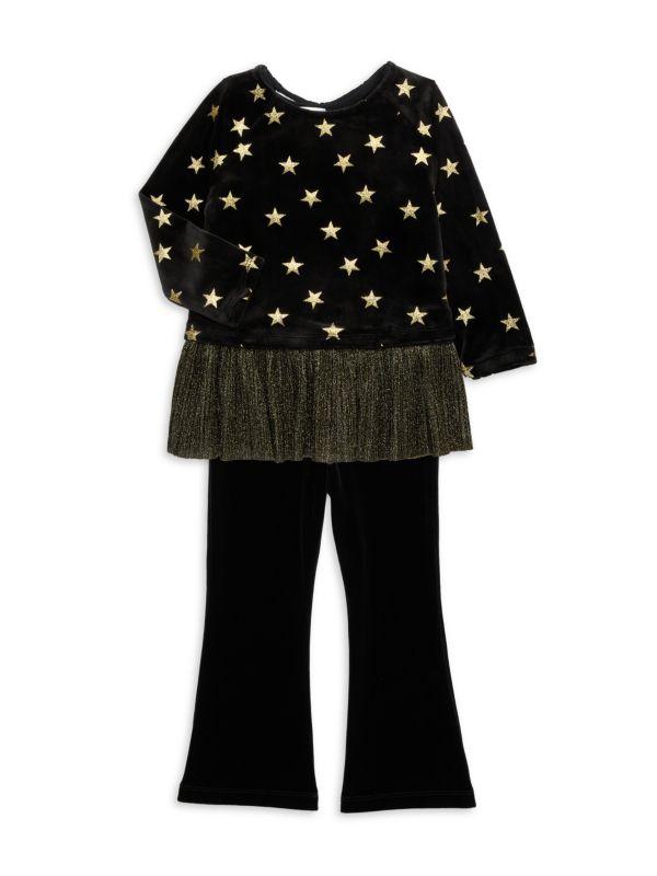 Pippa & Julie Baby Girl's & Little Girl's 3-Piece Tops & Pants Set