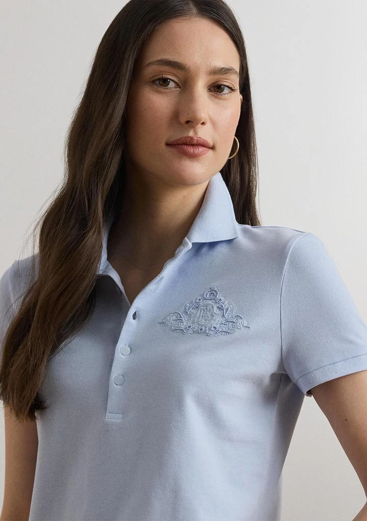 Ralph Lauren Floral Logo Cotton Piqué Polo Shirt 3