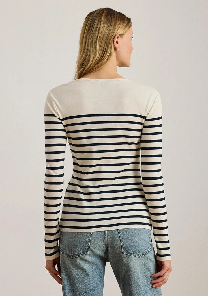 Ralph Lauren Petite Striped Cotton Long-Sleeve Tee 2