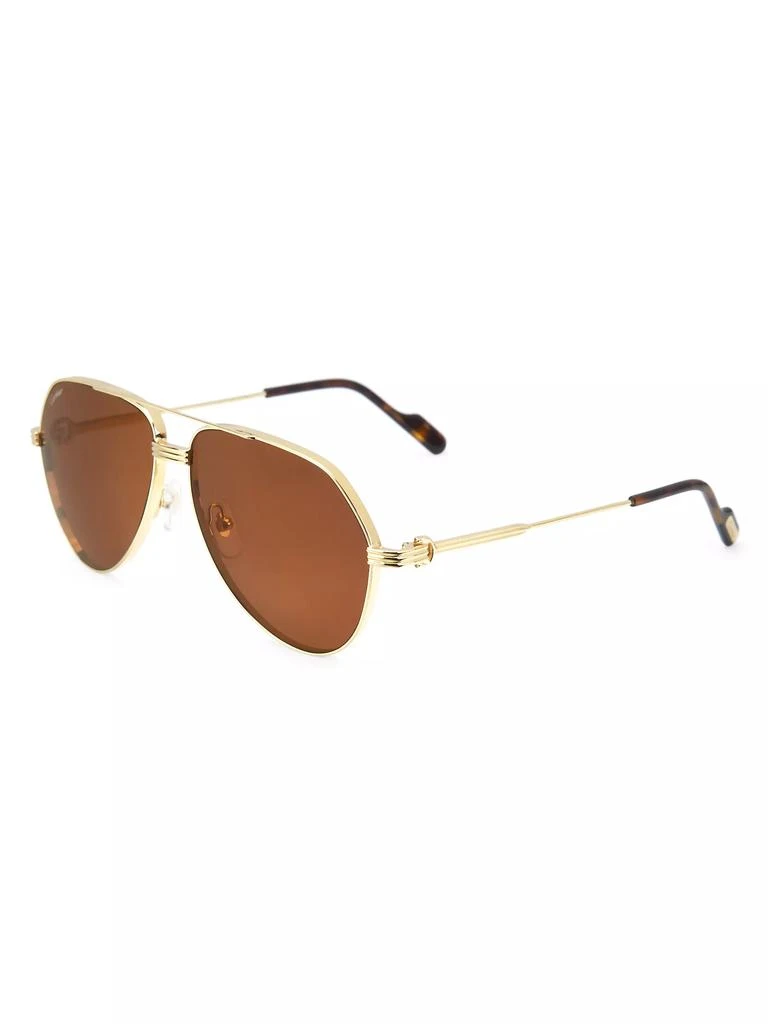 Cartier 61MM Aviator Sunglasses 2