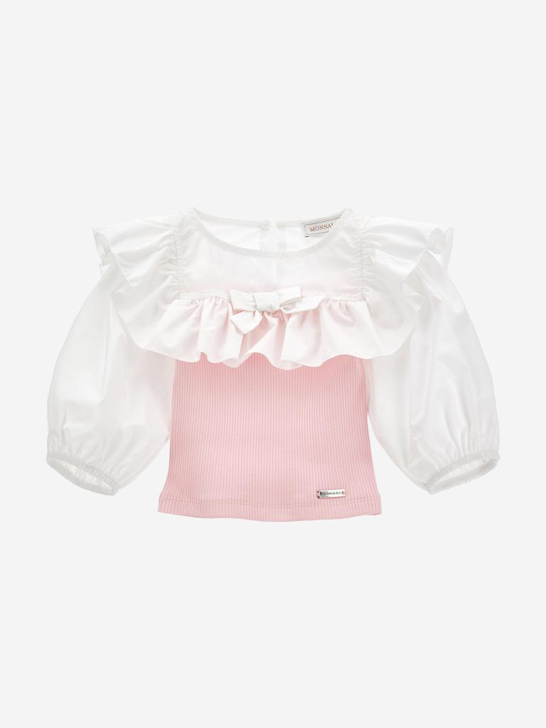 MONNALISA Monnalisa Girls Provenza Top in Pink
