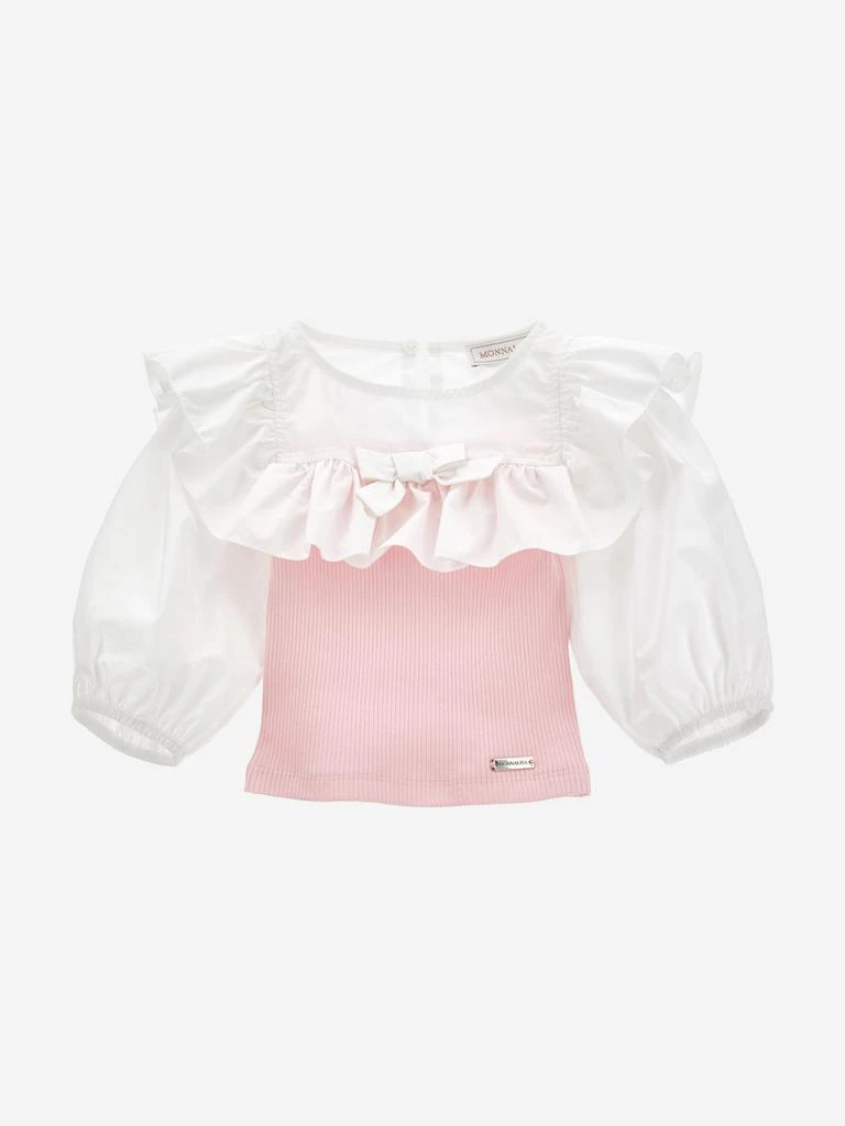 MONNALISA Monnalisa Girls Provenza Top in Pink 1
