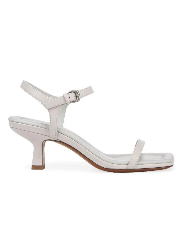 Vince Coco Horchata Leather Kitten Heel Sandals 1