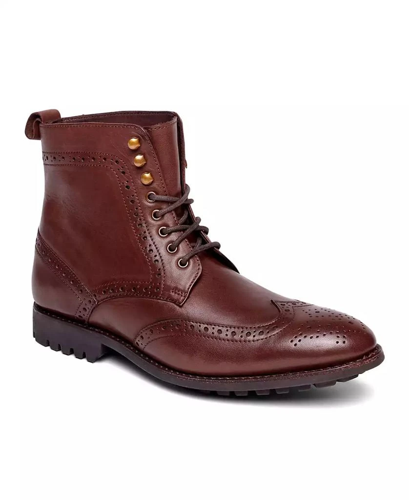 Anthony Veer Men\'s Grant Wingtip Leather Dress Boots Amazon.com | Anthony Veer Mens Grant Wing Tip Boots Walnut  main image 2