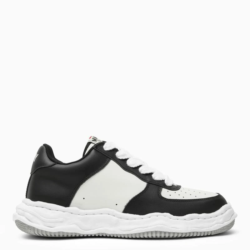 Maison MIHARA YASUHIRO Low Waine OG white/black leather trainer 1