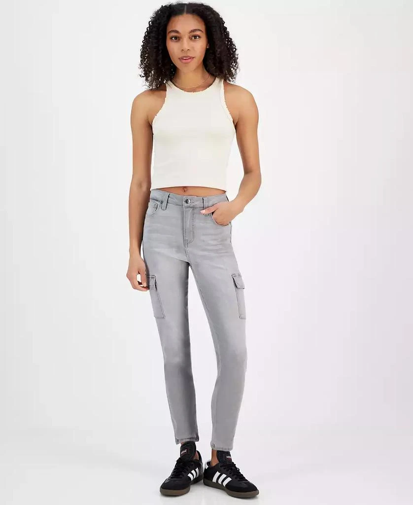 Celebrity Pink Juniors' Mid-Rise Cargo Skinny Jeans 1