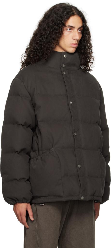 Omar Afridi Brown Noshaq Down Jacket
