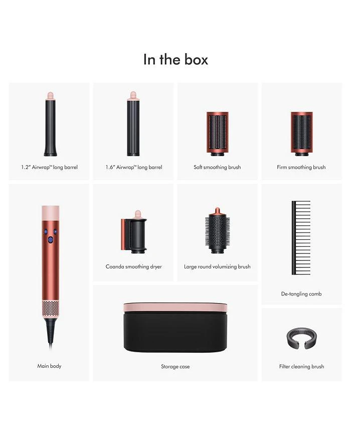 Dyson Special Edition Airwrap Multi-Styler Complete Long for Straight and Wavy Hair | Strawberry Bronze/Blush Pink 2