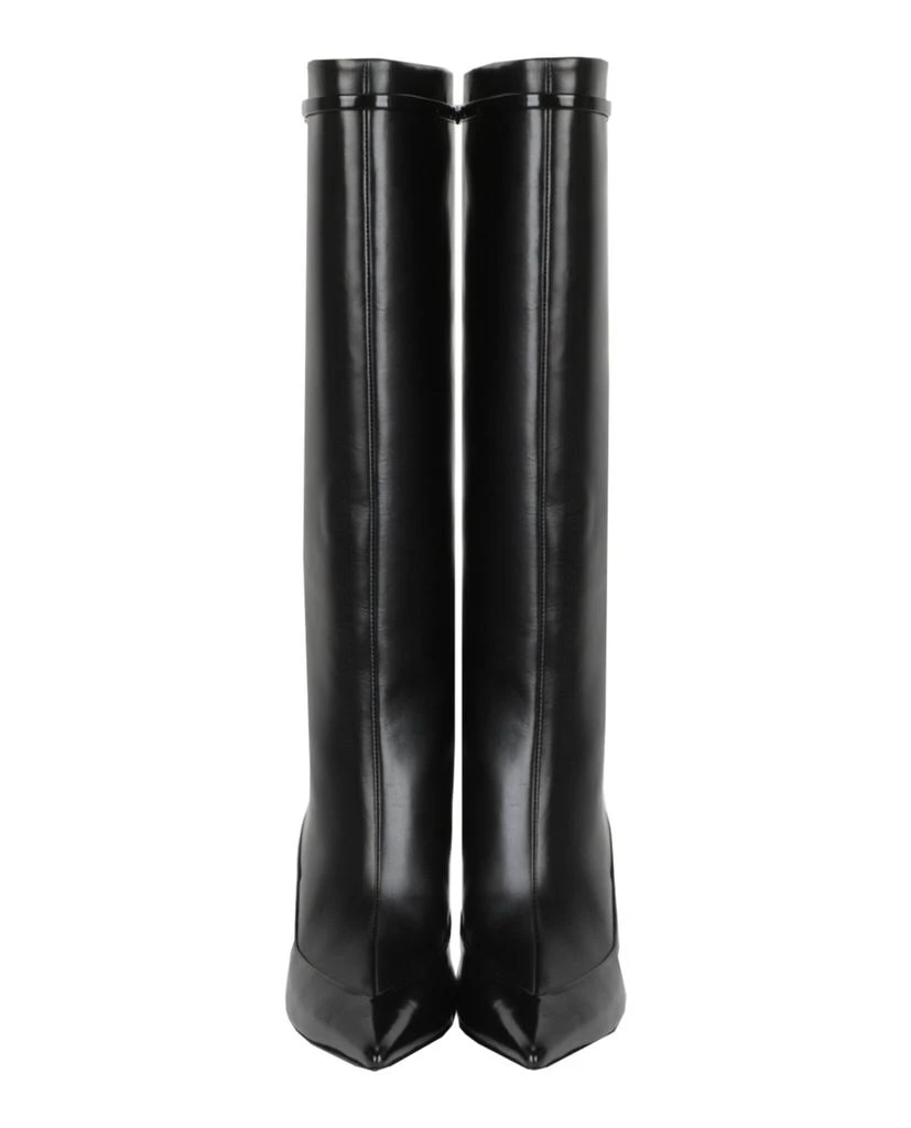 Givenchy Raven Tall Leather Wedge Boots 5