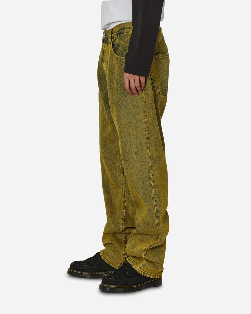 Aries Acid Wash Batten Jeans Gold