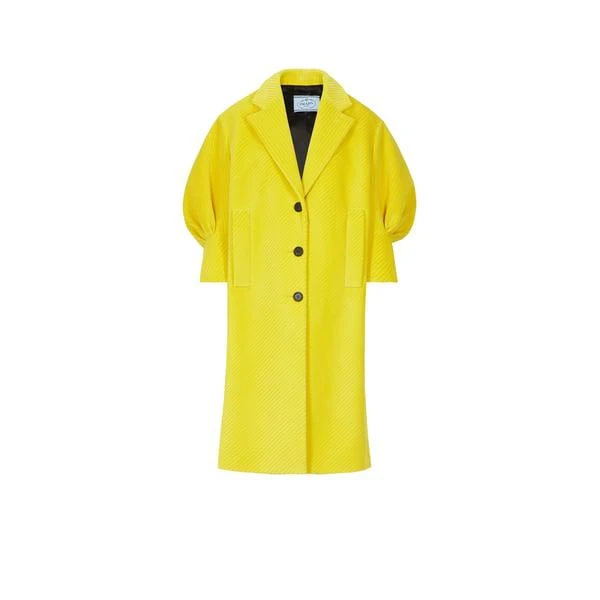 Prada Velvet-effect coat 1