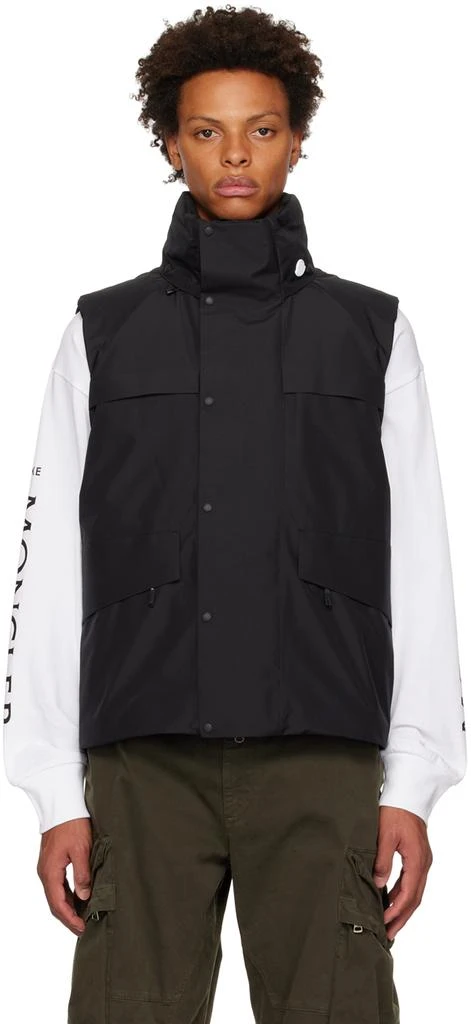 Moncler Genius 4 Moncler HYKE Black Vanil Down Vest - Gilets 