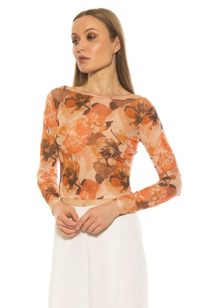 ALEXIA ADMOR Opal Sheer Mesh Top 5
