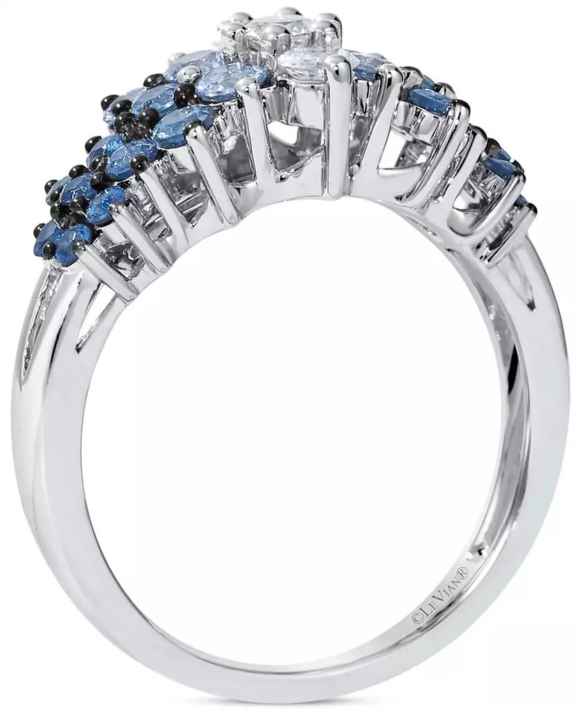 Le Vian Blue Ombré Sapphire (1 ct. t.w.)
White Sapphire (1/3 ct. t.w.) Cluster Ring in 14k White Gold 2