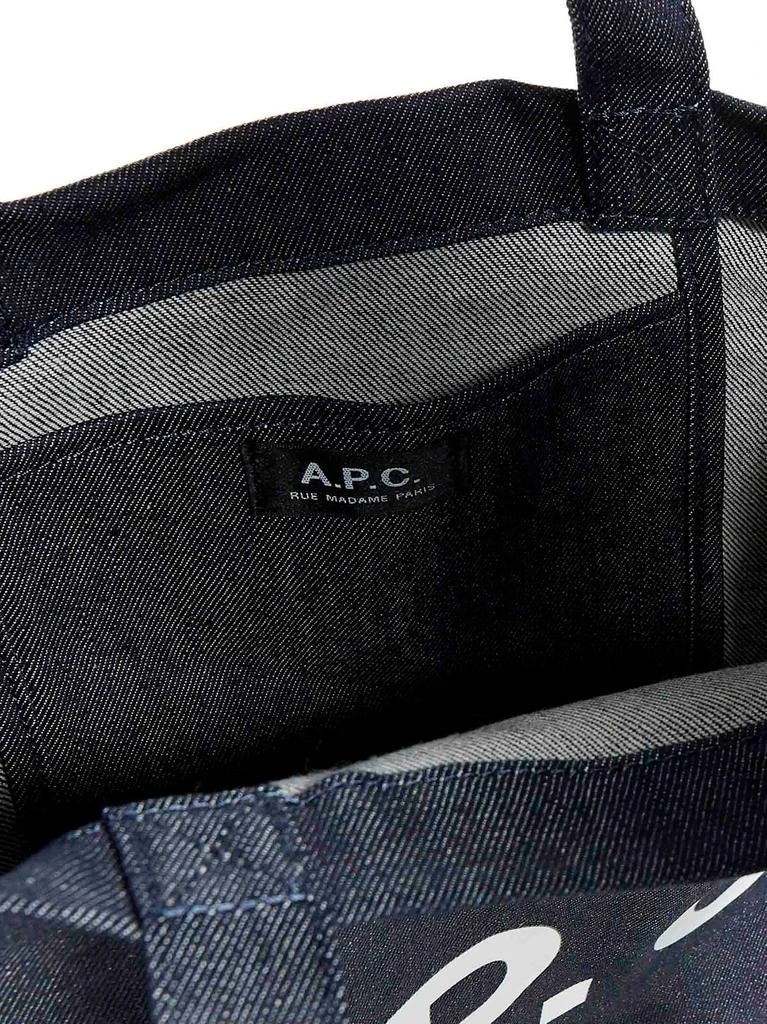 A.P.C. A.P.C. Laure Denim Tote Bag 5
