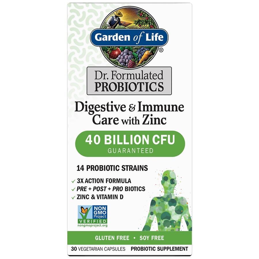 Garden of Life Dr. Formulated Digestive & Immune + Zinc