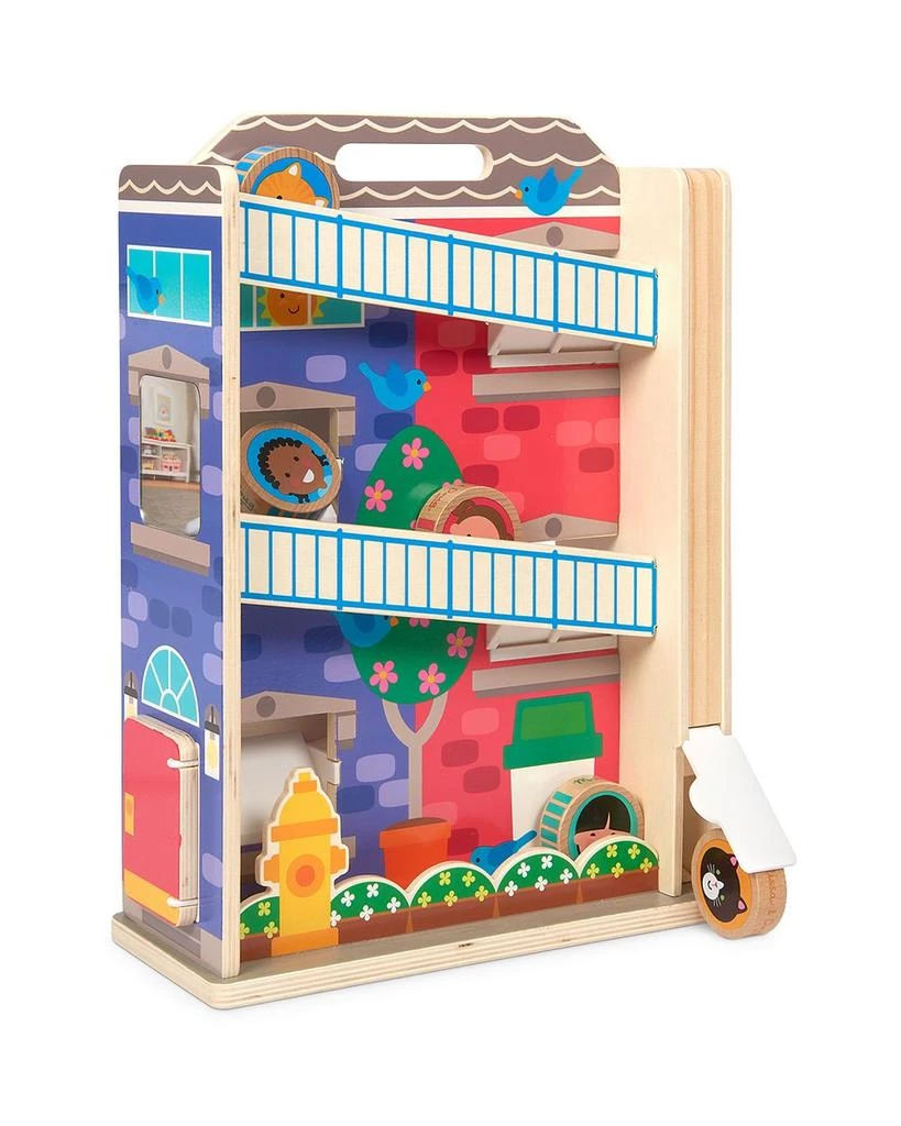 Melissa & Doug GO TOTs Town House Tumble Set - Ages 1+ 1