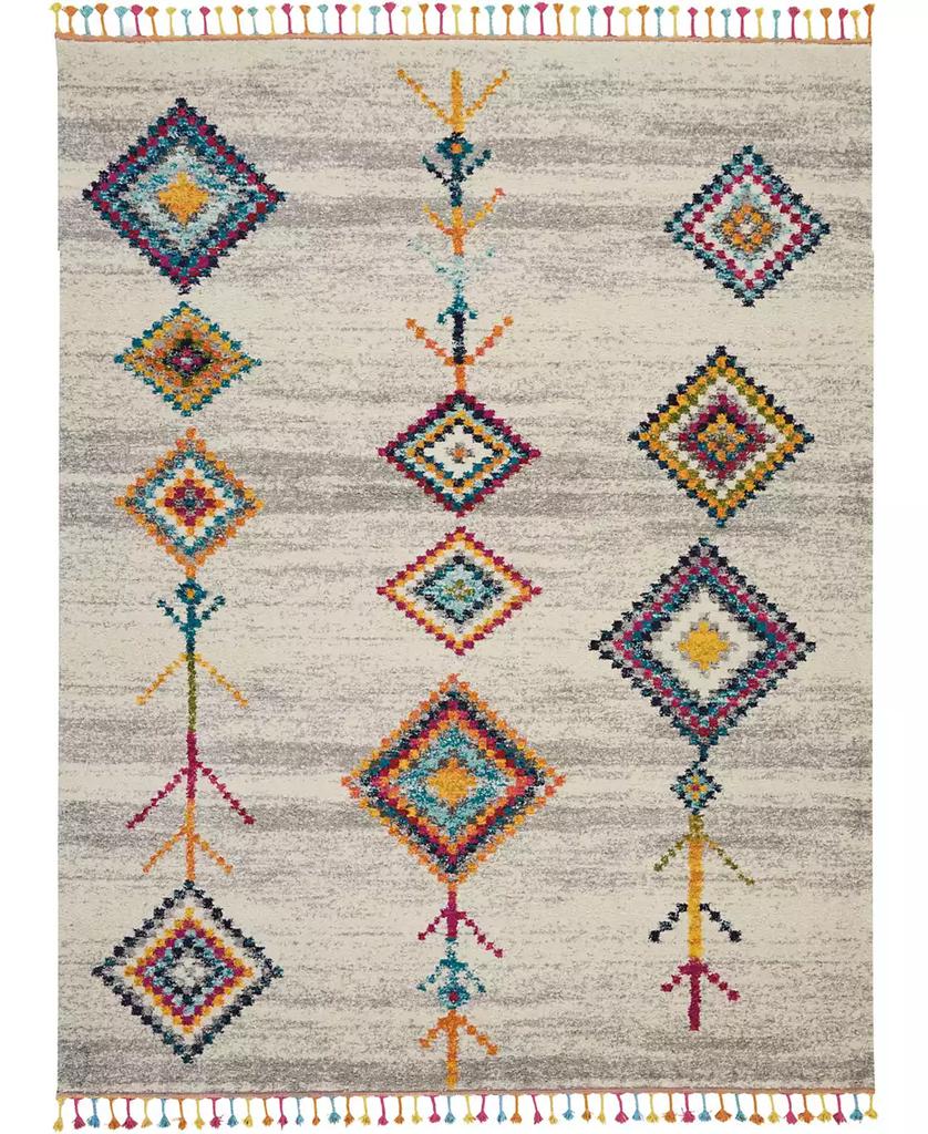 Nourison CLOSEOUT! Nomad NMD02 Ivory 8'10" x 12' Area Rug