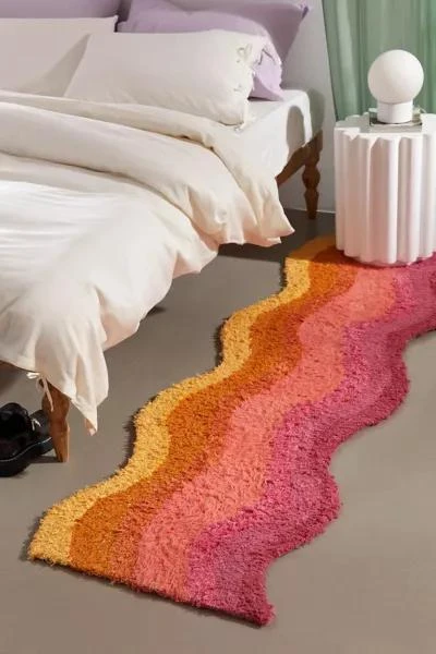 Urban Outfitters Wave Shag Runner Rug 6