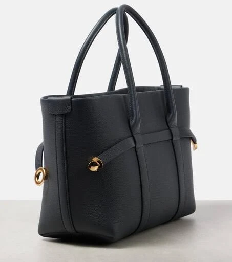 Loro Piana Ghiera Small leather tote bag 4
