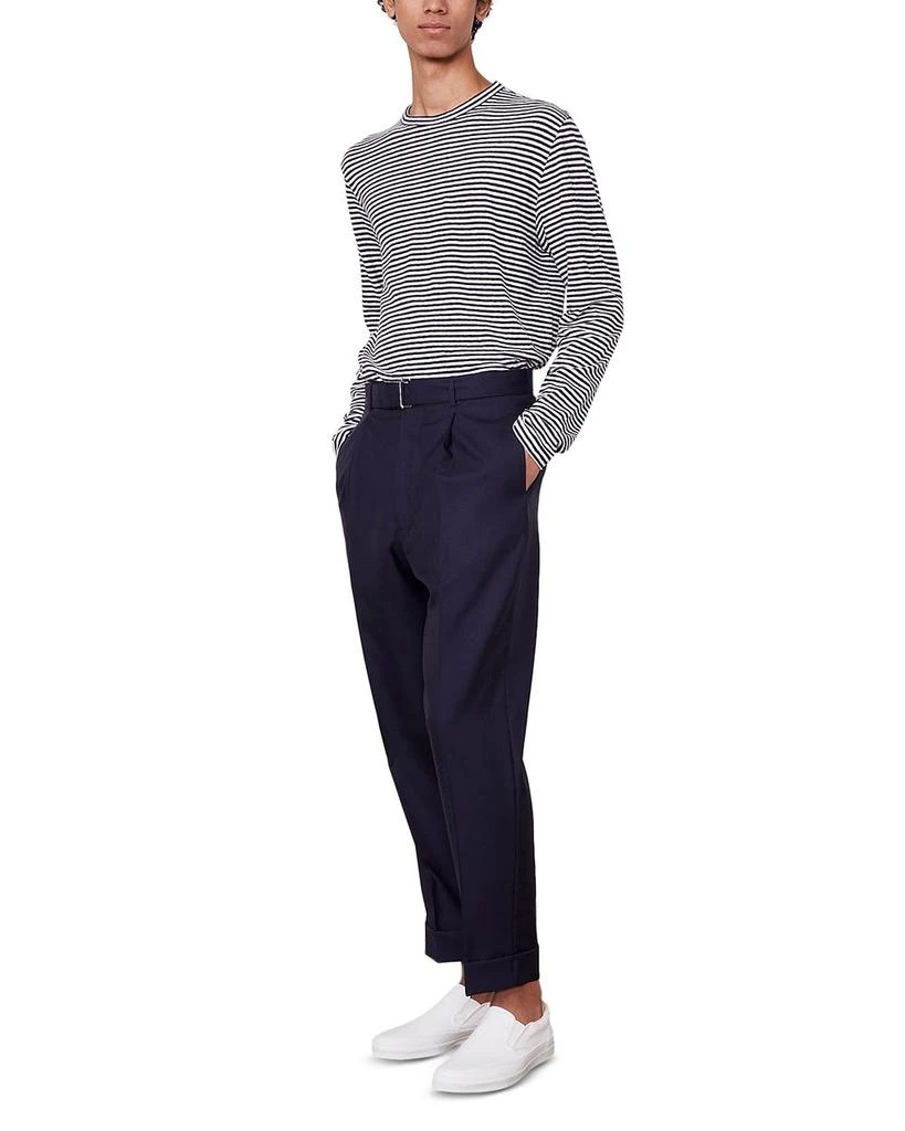 Officine Générale Officine Generale Cotton Linen Striped Tee 2