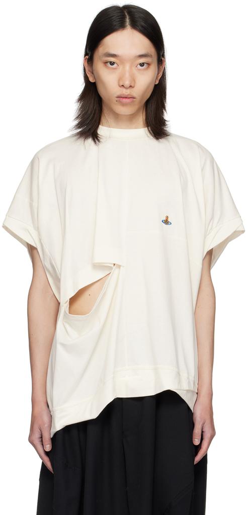 Vivienne Westwood Off-White Twisted Sleeveless Dolly T-Shirt