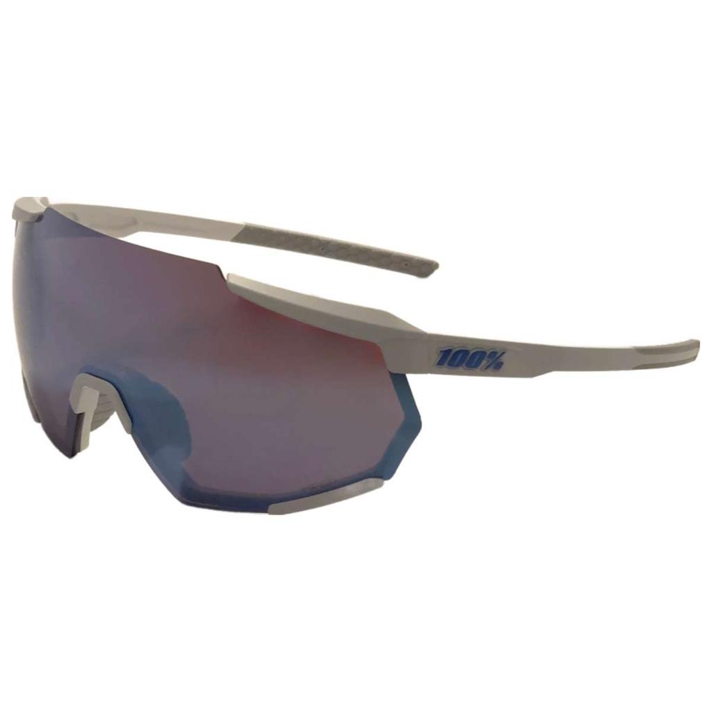 100 Percent 100 Percent Men's White Shield Sunglasses