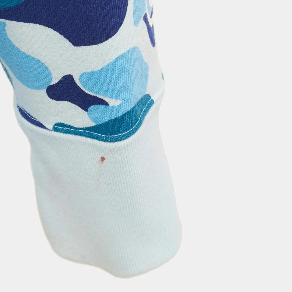A Bathing Ape A Bathing Ape Blue Abc Camo Shark Print Full Zip Hoodie S 4
