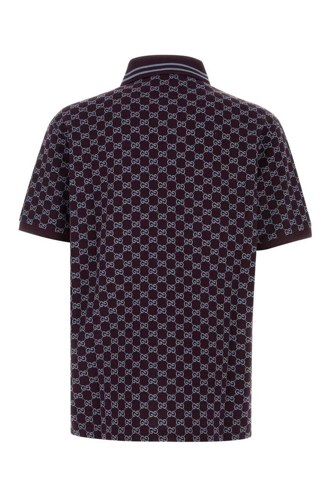 Gucci Gucci All-Over Monogrammed Collared Polo Shirt 2