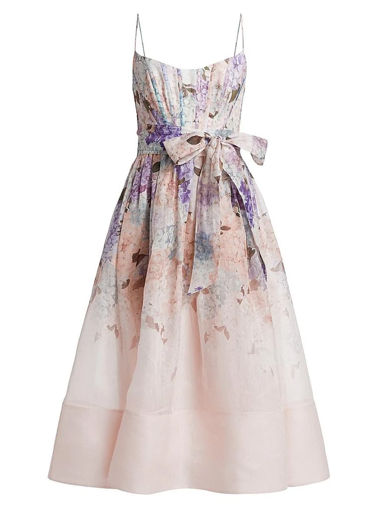 Zimmermann Bliss Floral Corset-Style Cocktail Dress 1
