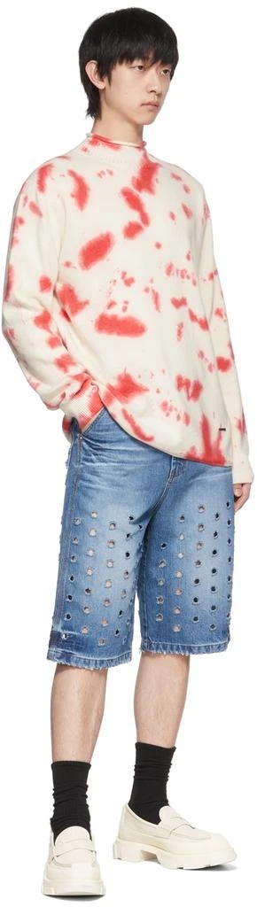 We11done Off-White Tie-Dye Sweater 4
