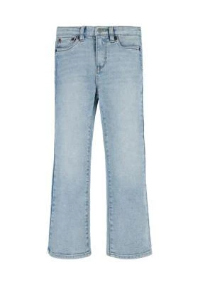 Levi's S Girls 4 6X High Rise Flare Jeans 1