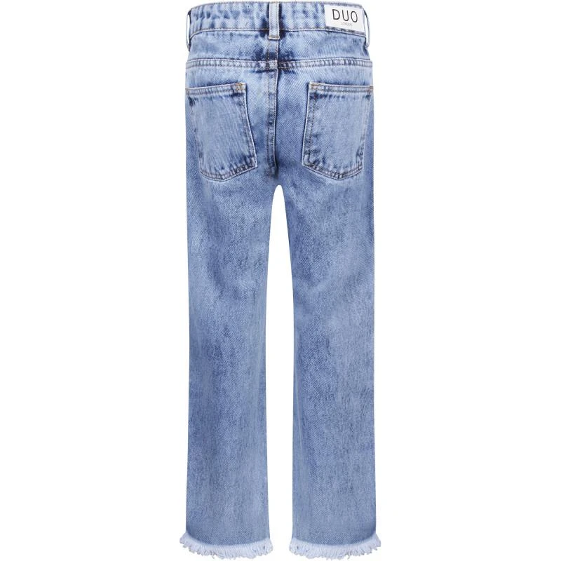 Natasha Zinko Smiley face jeans in blue 2
