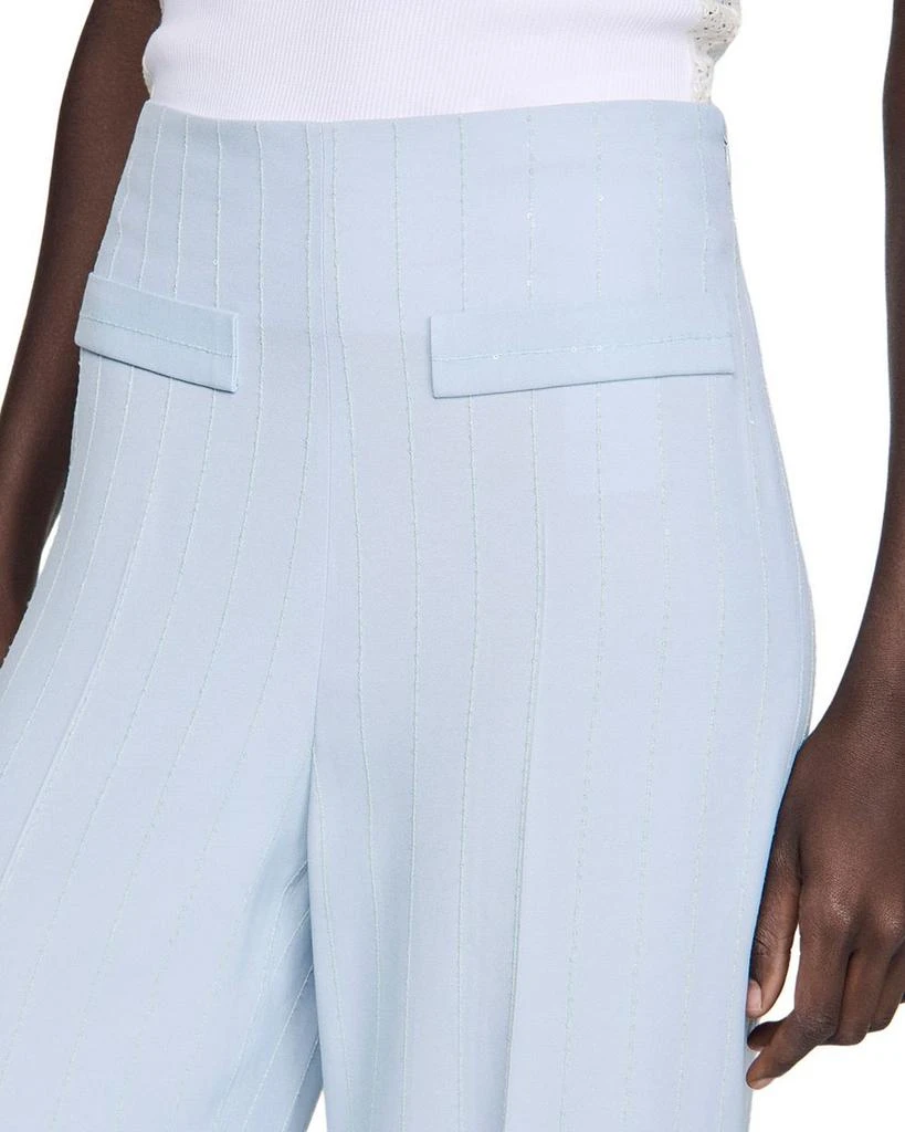 Sandro Concorde Stripe Sequin Pants 4