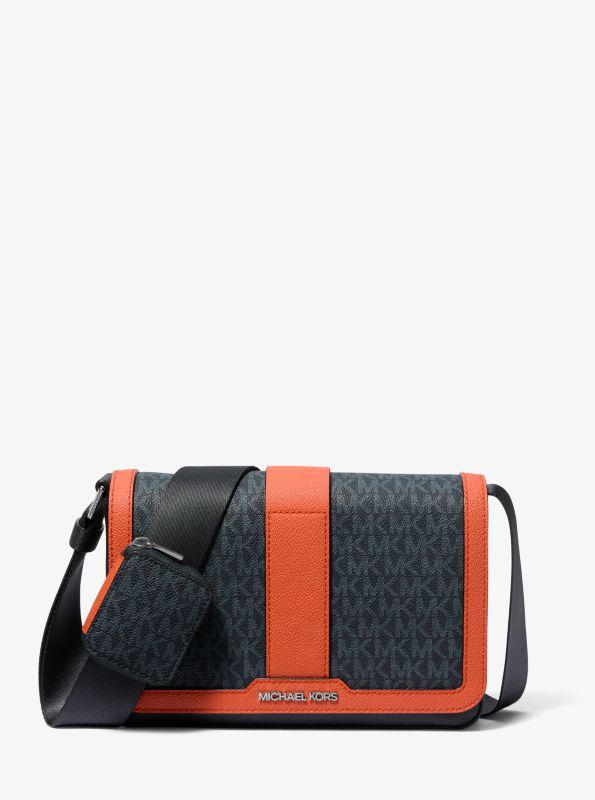 【送料0円】 Michael Kors Bag Crossbody Logo Signature Color-Block Cooper バッグ
