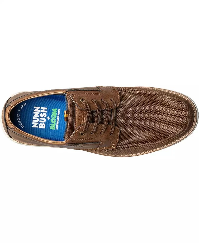 Nunn Bush Men's Otto Knit Plain Toe Oxford Shoes 4