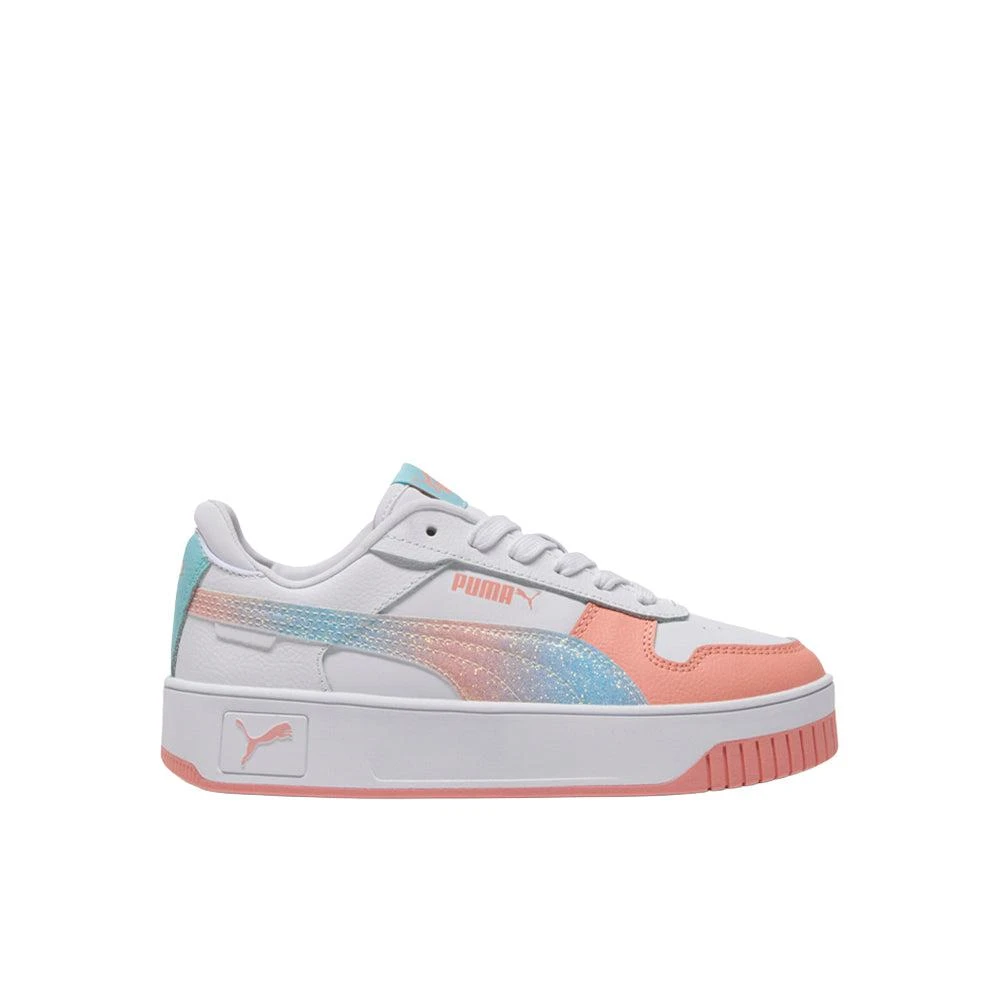 Puma Carina Street Sparkle Fade Lace Up Sneakers (Big Kid)