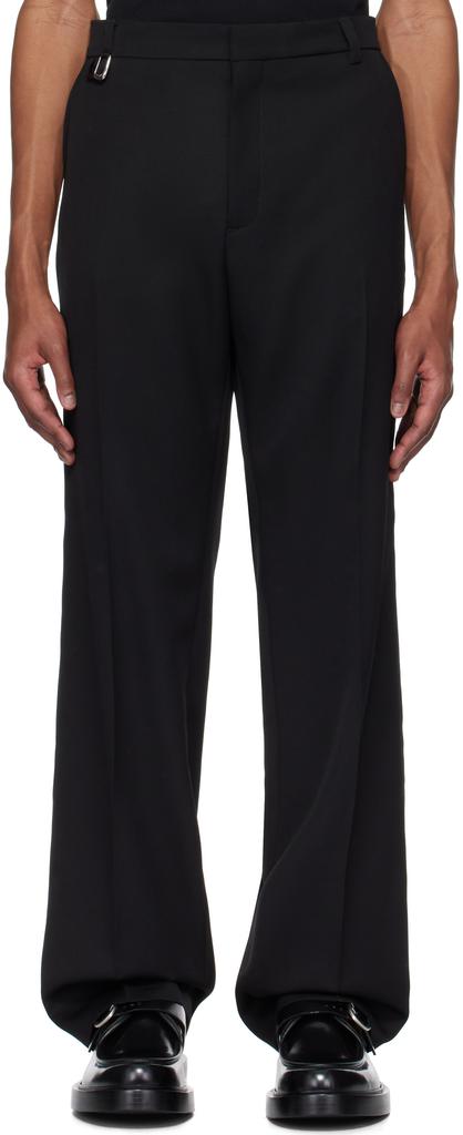 Shop Black La Casa 'Le pantalon Marzio' Trousers on Sale at