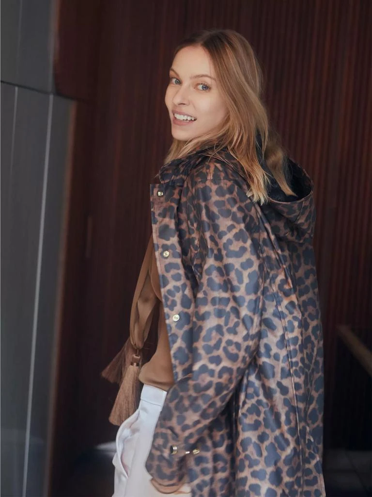 Jane Post Iconic Princess Leopard Slicker Coat 5