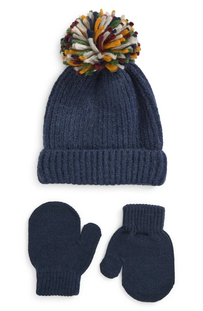 Capelli New York Fuzzy Yarn Beanie & Mittens Set 1
