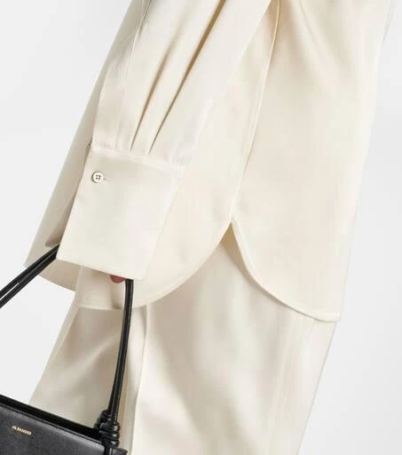 Jil Sander Oversized satin shirt 5