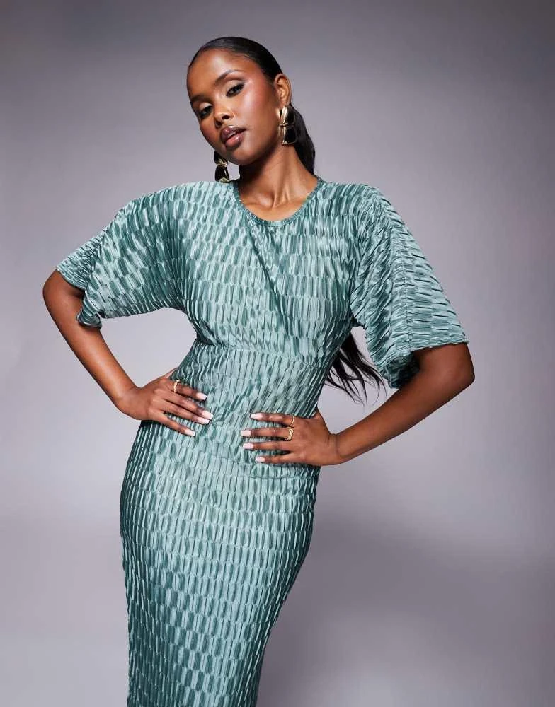 Closet London Closet London Kimono Pencil Dress in Sage - Dresses & Skirts  - Free Shipping - BeyondStyle