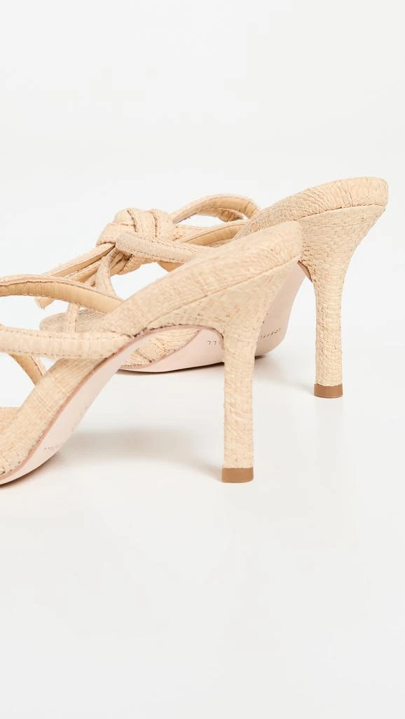 Loeffler Randall Margi Raffia Bow Heeled Sandals 3