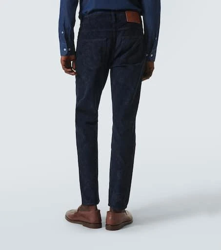 ETRO Printed straight jeans 4