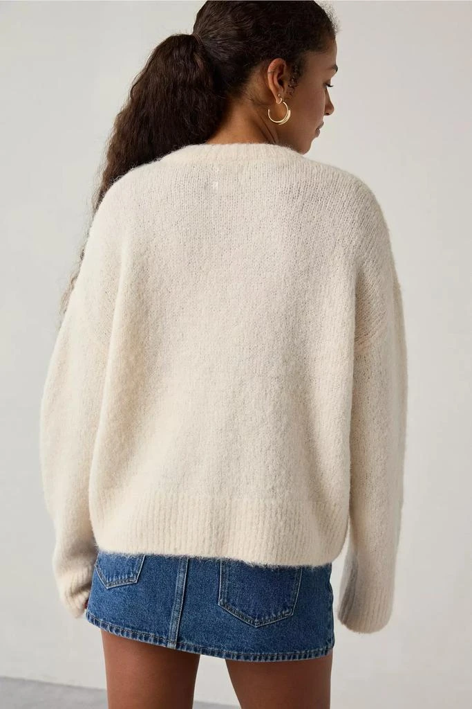 BDG BDG Becca Embroidered Brushed Knit Oversized Cardigan 4