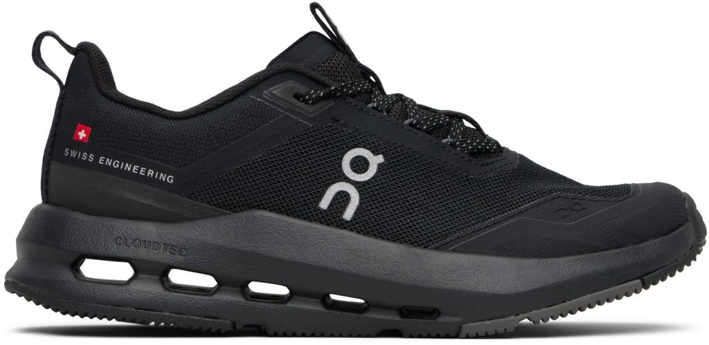On Big Kids Black Cloudnova Sneakers 1