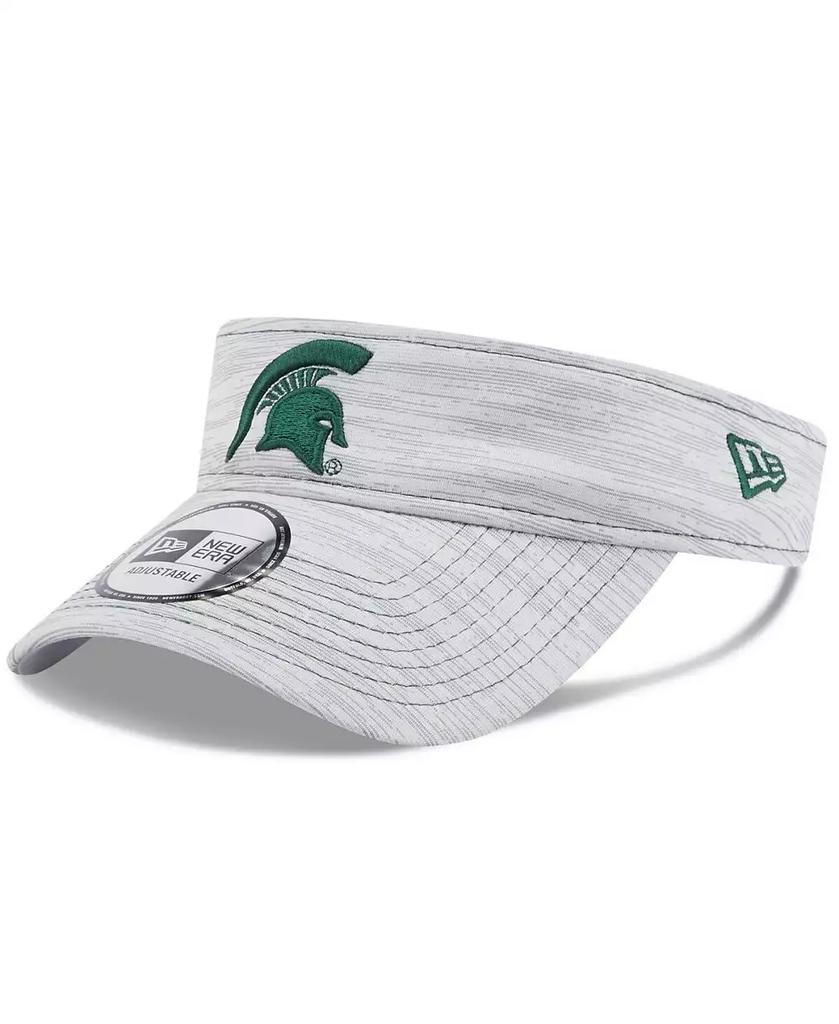 New Era Men's Gray Michigan State Spartans Logo Adjustable Visor